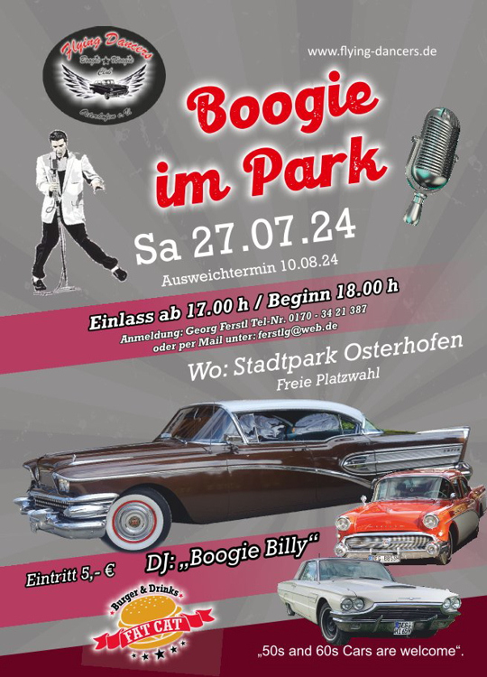 10.06.2023 Boogie Party der Flying Dancers Osterhofen im Altenmarkter Hof mit DJ. Swingman