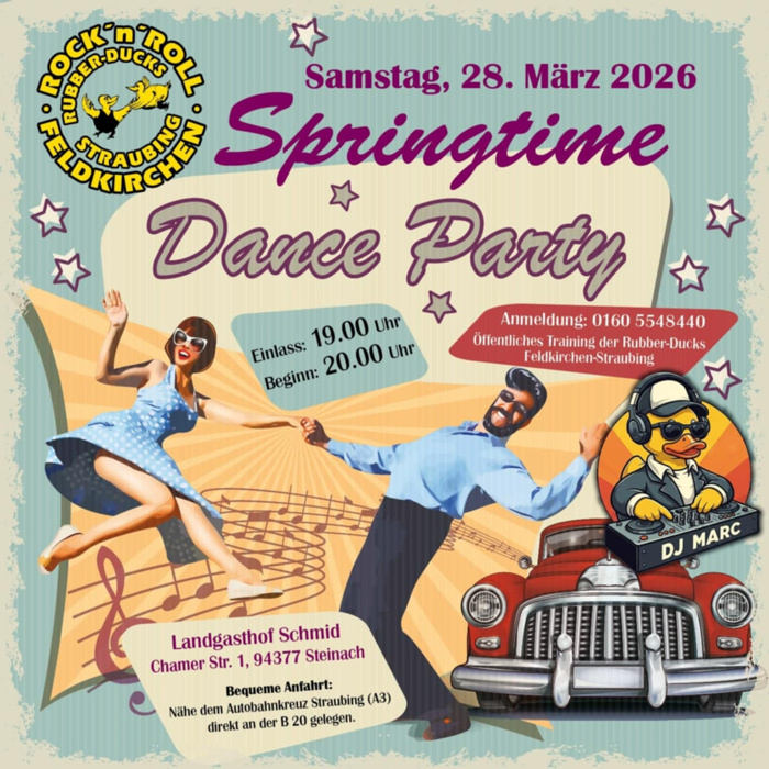 28.03.2026 Boogie Tanz Event der Boogie Dance Connection, Wallersdorf mit DJ. Andy & DJ. Nomad